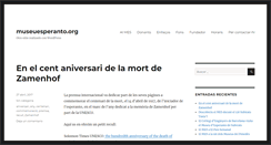Desktop Screenshot of museuesperanto.org